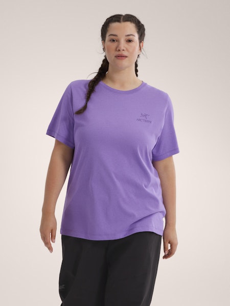 T-shirt Kragg SL en coton avec emblème pour femme