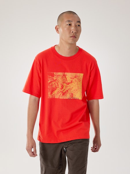 T-shirt en coton Kragg Lithographica Homme